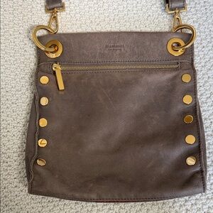 Hammitt Tan Crossbody Bag with Gold Accents
